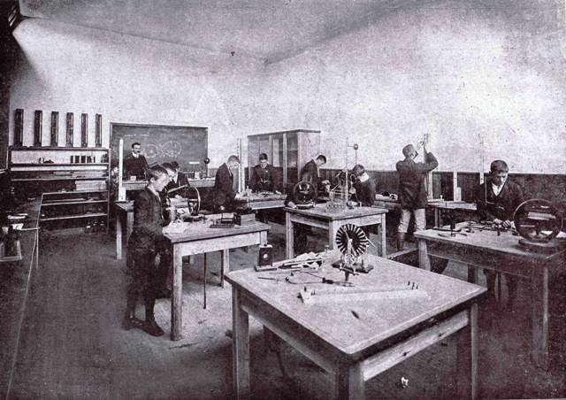 Physics Laboratory Interior, circa 1907 (Annual Report, 1907).